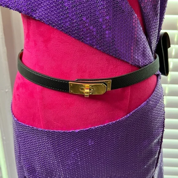 Excessive Behavior | Accessories | Black Epsom Leather Lock  display picture 2